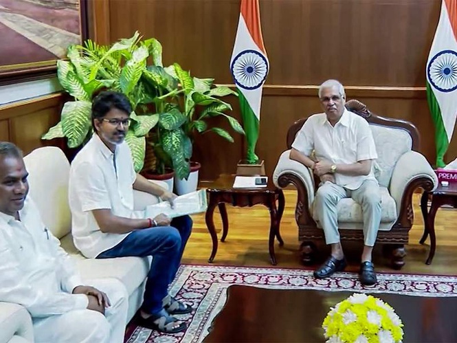 Image from: TVK denies filing plea in SC seeking directions to Tamil Nadu Governor over inviting Vijay for govt formation