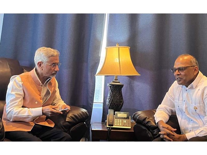 Image from: Healing bonds: Jaishankar, Guyana’s Health Minister discuss advancing bilateral medical cooperation