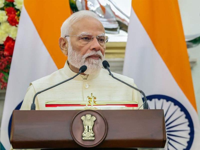 Image from: PM Modi pays tributes to Maharana Pratap on his birth anniversary