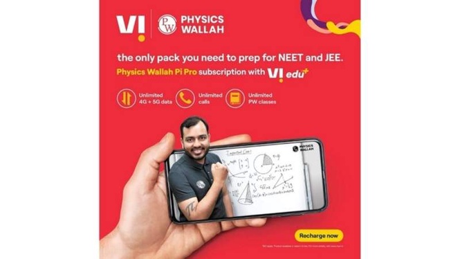 Image from: Vi and PhysicsWallah announce strategic partnership to revolutionise digital learning for students in Rajasthan and UP East
