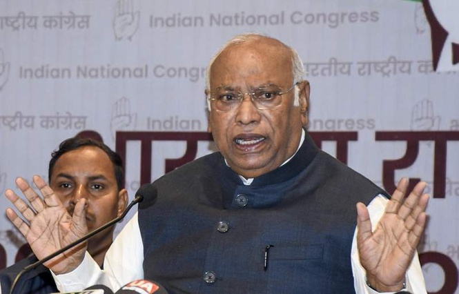 Image from: Kharge accuses Modi govt of ‘strangling right to work’ under MGNREGA; says BJP favouring capitalists