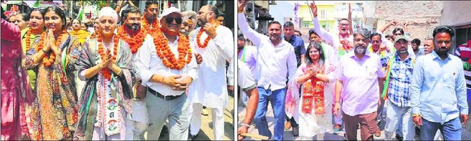 Image from: MC poll: Candidates make last-ditch efforts to woo voters in Ambala