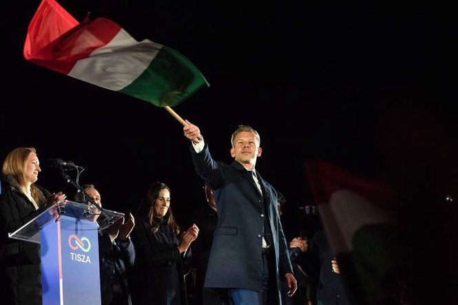 Image from: Péter Magyar takes office as Hungary's new prime minister