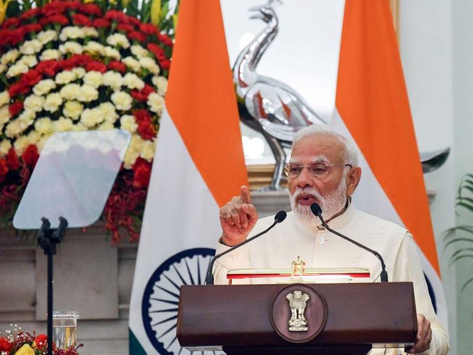 Image from: PM Modi to visit Karnataka, Telangana on May 10; to inaugurate Rs 9,400 crore development projects in Hyderabad