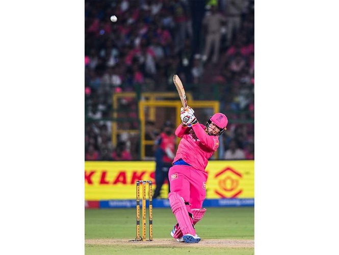 Image from: RR's Vaibhav Sooryavanshi scripts history; Becomes fastest batter to slam 100 sixes in T20I