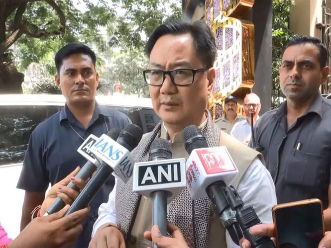 Image from: Will arrange seating in Parliament as per DMK's request: Union Minister Kiren Rijiju
