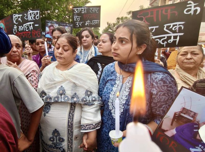 Image from: Ludhiana realtor’s suicide: Kin seek arrest of all accused, threaten not to cremate body