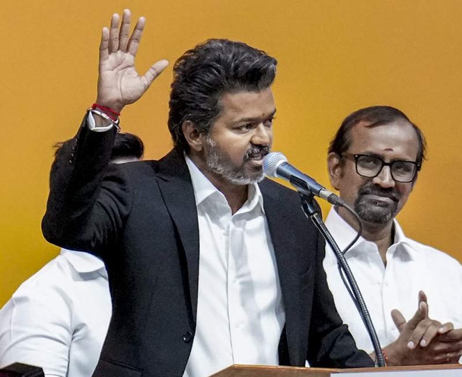 Image from: Tamil Nadu CM Vijay signs 1st order, gives 200 units of free electricity to domestic users