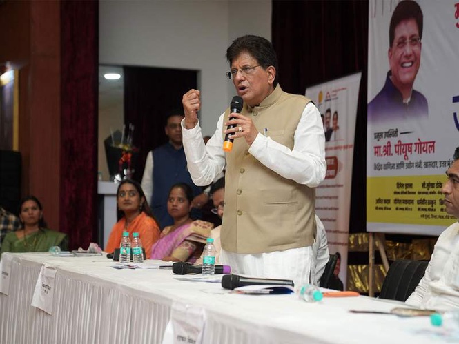 Image from: No family in North Mumbai will be left homeless: Union Minister Piyush Goyal assures residents