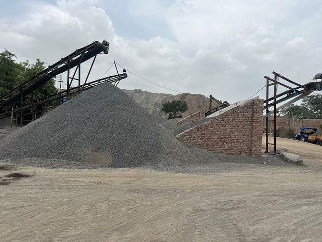 Image from: Illegal mining resurfaces in Nuh villages: Panchayats dig up roads to cut access