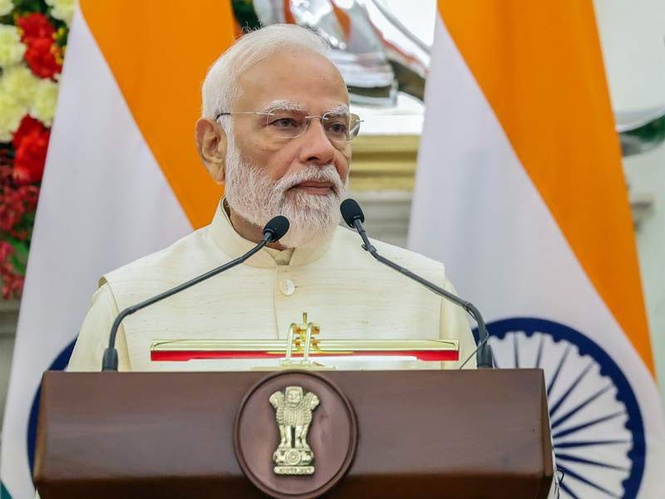 Image from: PM Modi congratulates Vijay for swearing in as Tamil Nadu CM over telephonic conversation: Sources