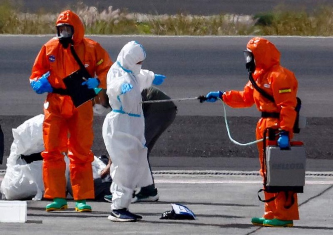 Image from: Two Indians on hantavirus-hit ship evacuated to Netherlands