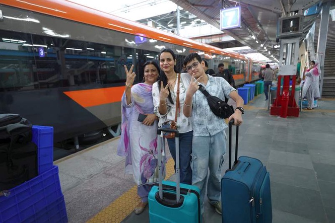Image from: Jammu-Srinagar Vande Bharat occupancy crosses 96 per cent