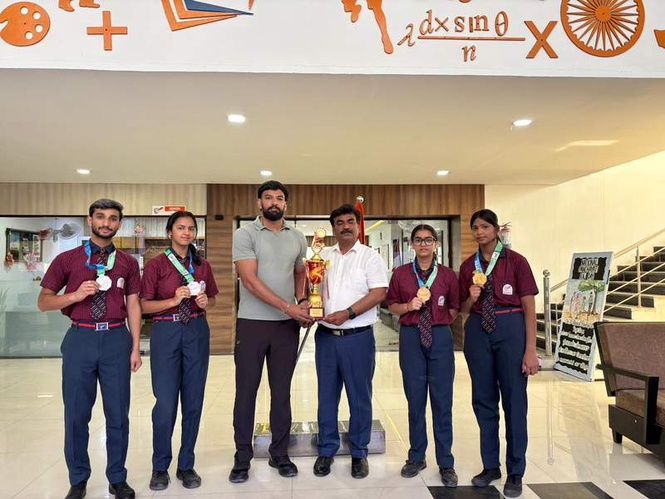 Image from: Students shine in taekwondo