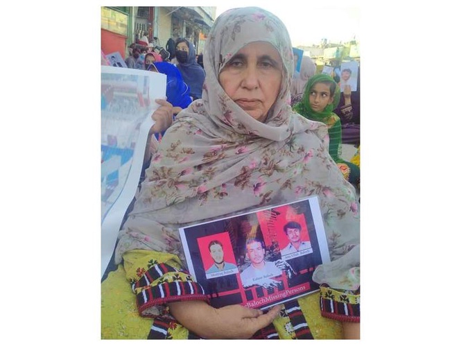 Image from: Activist Sammi Deen Baloch accuses Pakistan of targeting Baloch mothers