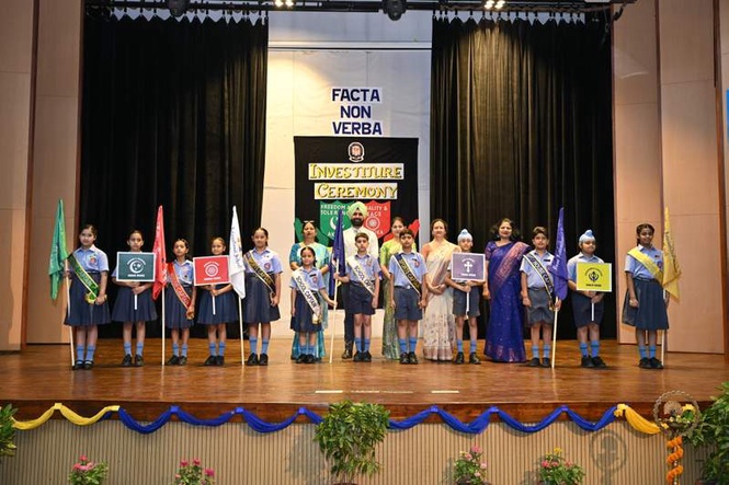 Image from: Doon International School, Mohali, holds junior investiture ceremony