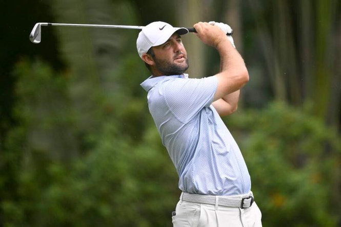 Image from: Scottie Scheffler’s hopes of winning the PGA Championship receive triple boost days before Aronimink