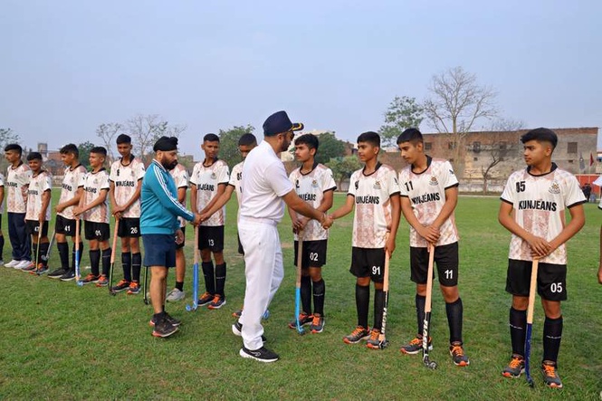 Image from: Haryana: Intra-group hockey tournament begins at Sainik School Kunjpura