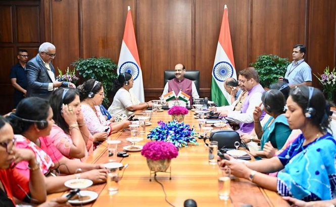 Image from: India, Sri Lanka share deep civilisational ties:  LS Speaker