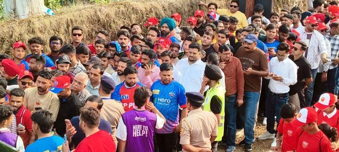 Image from: Cricket carnival in Dharamsala as fans flock to HPCA Stadium for IPL opener
