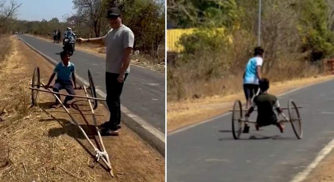 Image from: ‘Car’ so special that even Sachin Tendulkar stopped to film it