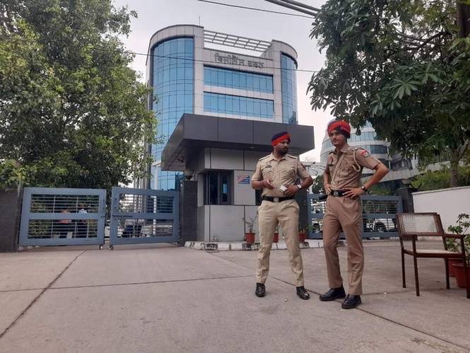 Image from: First-ever CBI raid on Punjab Vigilance Bureau; Mohali office sealed in bribery probe linked to suspended DIG Bhullar