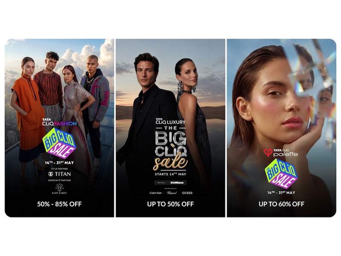 Image from: Tata CLiQ Fashion, Tata CLiQ Luxury, and Tata CLiQ Palette redefine shopping with “No Limits, No Rules” at The Big CLiQ Sale