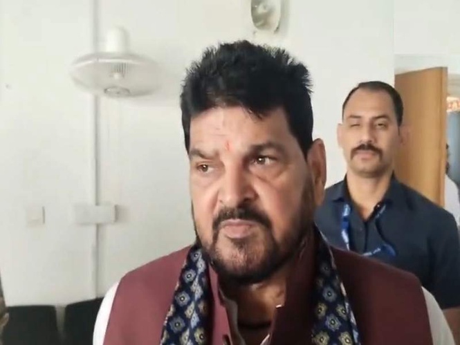 Image from: "Not a matter that concerns me": Brij Bhushan Singh claims no role in WFI declaring Vinesh Phogat ineligible to compete in Gonda