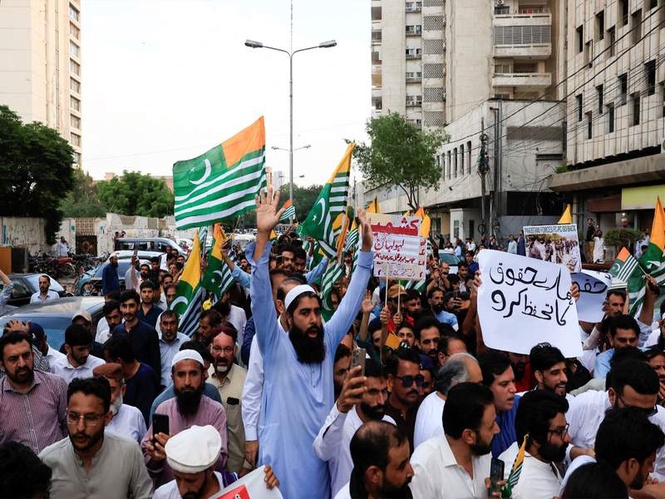 Image from: Anti-Pakistan anger rises in PoJK, Joint Awami Action Committee announces massive shutdown