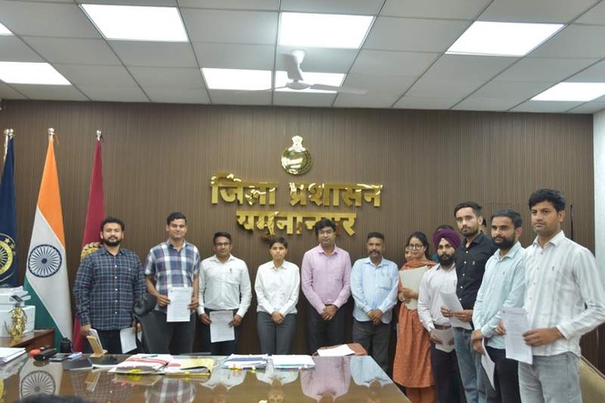 Image from: DC hands appointment letters to 60 patwaris in Jagadhri