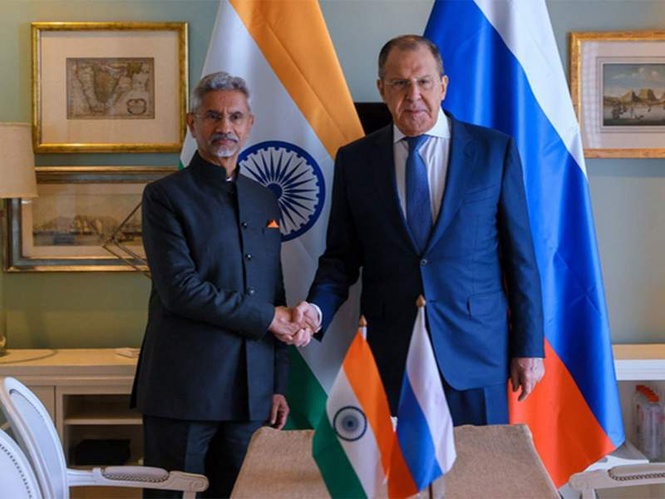 Image from: India, Russia to advance progress on bilateral agreements during meeting between Jaishankar, Lavrov: Russian MFA