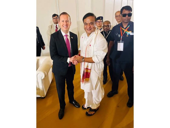 Image from: Assam poised to play important role in strengthening India-US ties: CM Himanta Sarma on meeting US envoy