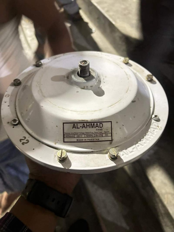 Image from: Curious case of ‘made in Pakistan’ fan found at Uttar Pradesh madrasa, locals seek probe