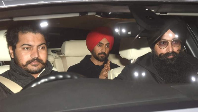 Image from: Firing at Diljit Dosanjh manager’s Haryana house: AAP alleges ‘intimidation after singer ‘rejected BJP’s offer to join party’