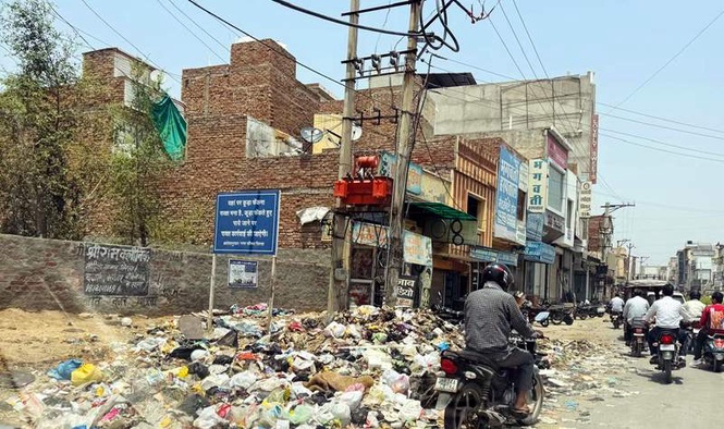 Image from: Public interest litigation filed in High Court over sanitation crisis amid Haryana sweepers’ strike