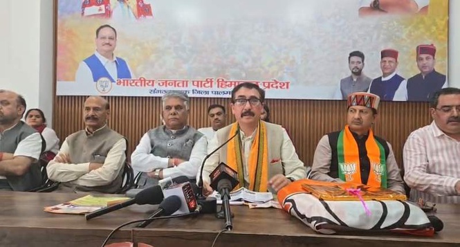 Image from: To wrest Municipal Corporation from Congress, BJP promises infrastructure upgrade, tourism circuit in Palampur