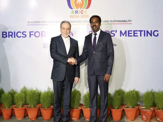 Image from: Iran FM Abbas Araghchi arrives in New Delhi for BRICS Foreign Ministers’ Meeting
