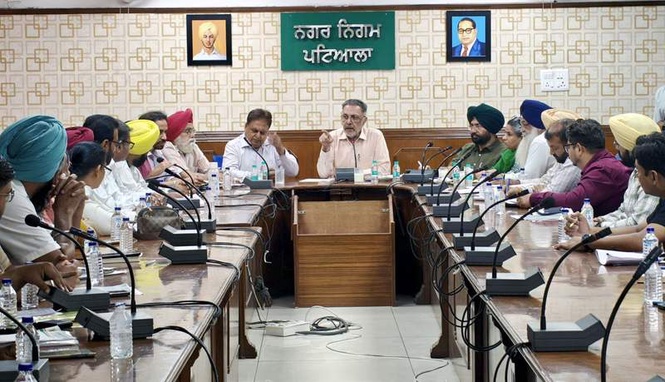 Image from: Complete development works on time: Minister Balbir Singh to Patiala MC