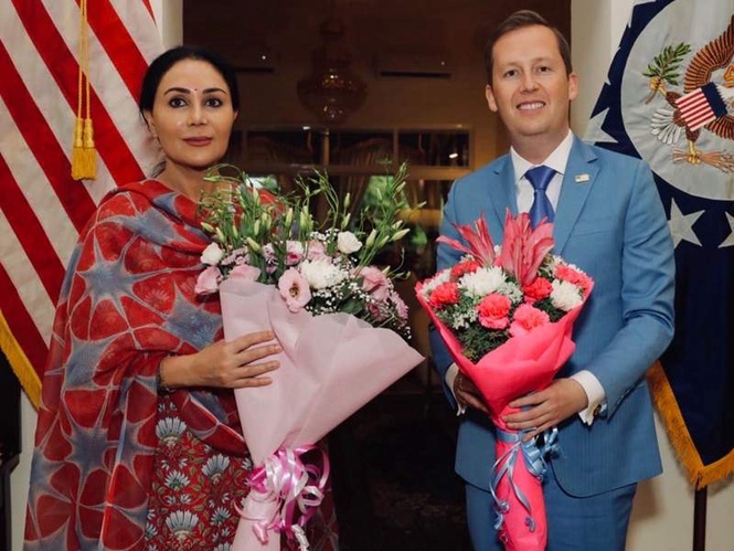 Image from: Ambassador Gor champions stronger US-Rajasthan ties during meeting with Dy CM Diya Kumari