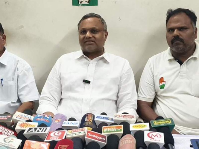 Image from: Karti Chidambaram says Vijay can provide stable government without AIADMK factions