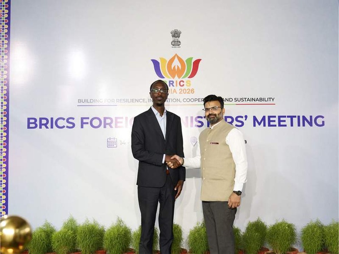 Image from: Ethiopian Foreign Minister arrives in New Delhi ahead of BRICS Foreign Ministers' Meeting