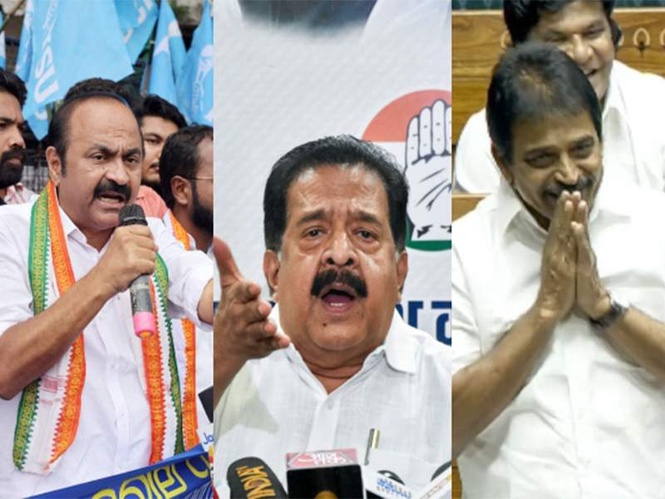 Image from: Countdown to next Keralam CM: Hectic parleys on, Venugopal meets Rahul-party seeks meet with Governor