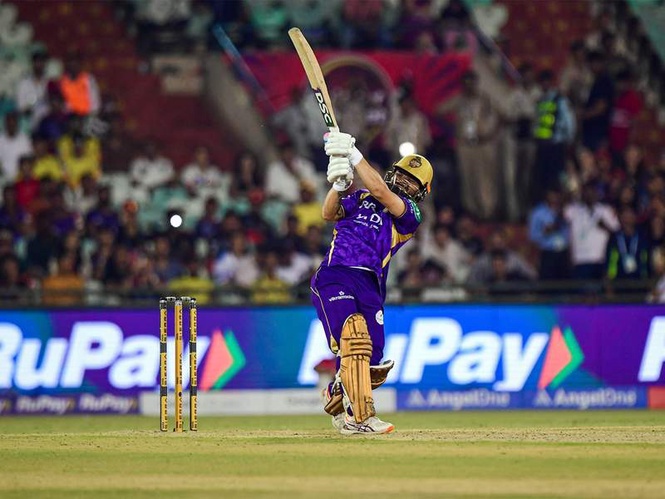 Image from: “A lot of centre-wicket practice to bring Rinku’s confidence back”: KKR Head Coach Abhishek Nayar