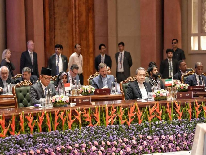 Image from: Iran’s FM calls on BRICS to “unequivocally condemn violations of international law” by US, Israel amid West Asia conflict