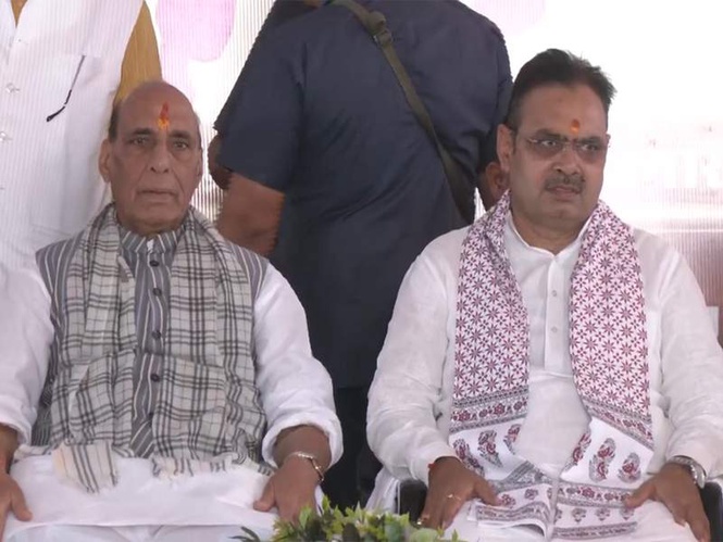 Image from: "If someone provokes us, we do not let them off": Rajnath Singh recalls Operation Sindoor