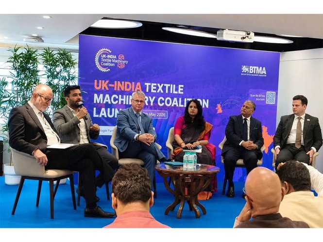 Image from: UK-India textile machinery corridor launched in Mumbai
