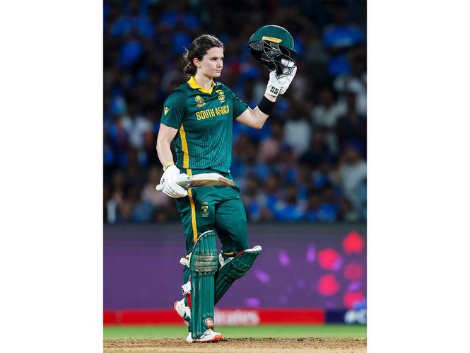 Image from: South Africa's Laura Wolvaardt wins ICC Women's Player of the Month award for April