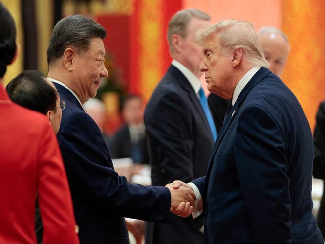 Image from: "Hand in hand": Xi envisions harmony between Chinese rejuvenation, Trump's MAGA vision