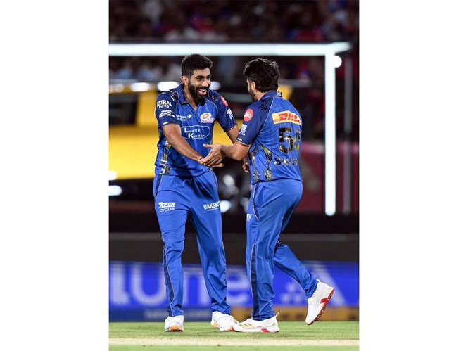 Image from: "Only ODI captaincy left, but unlikely": Bumrah after MI's win over PBKS