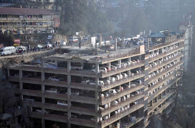 Image from: Rs 800/hr charged for parking bike; Shimla MC orders probe